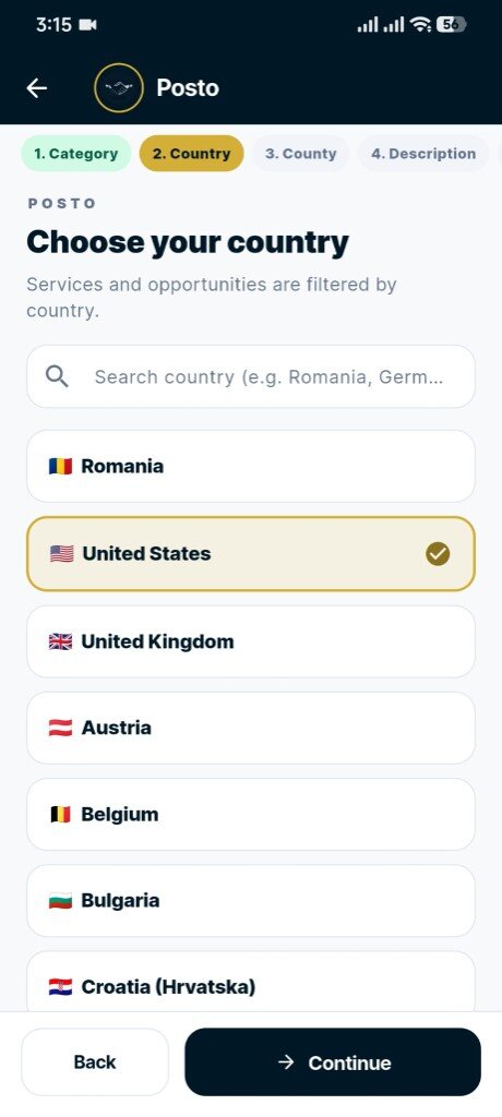 Choose your country