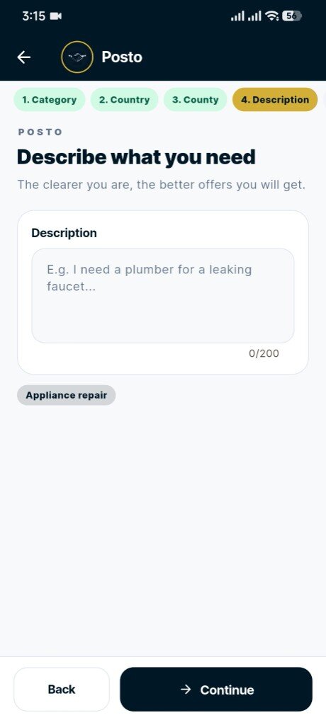 Describe the job