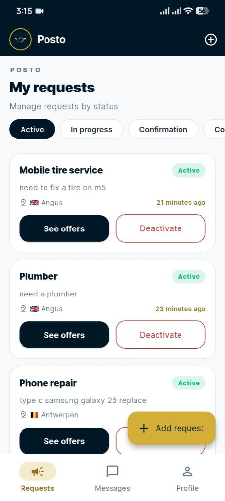 Manage your requests